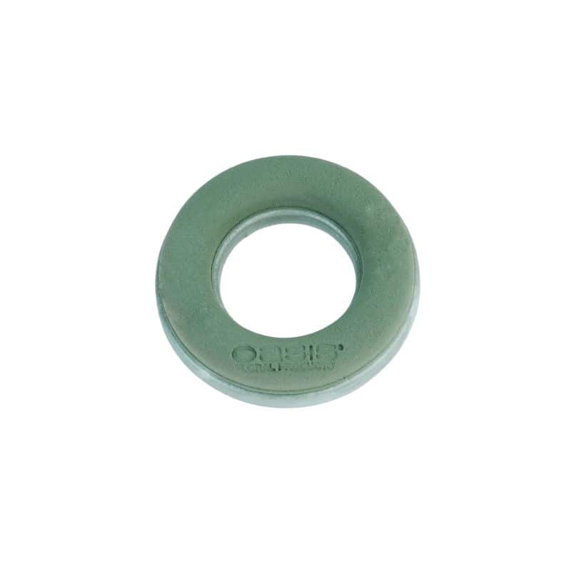 OASIS® ECObase® Ring, 4 x 18 cm Ø, innen: 9 cm Ø Steckmasse Steckschaum Blumensteckschaum Floristik DIY