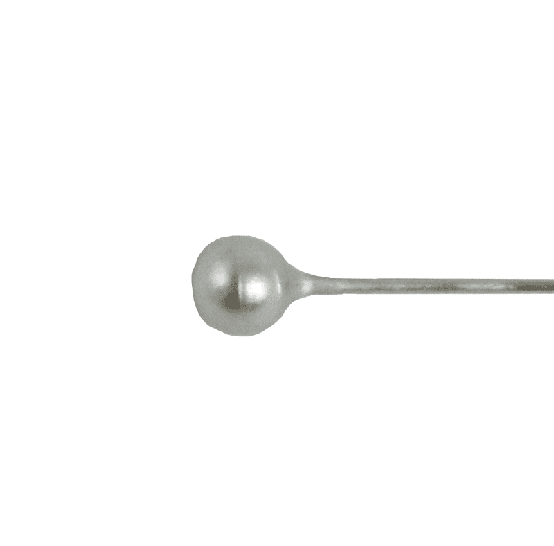 Corsage Pins Dekonadeln, Kopf: 5 mm Ø, Silber