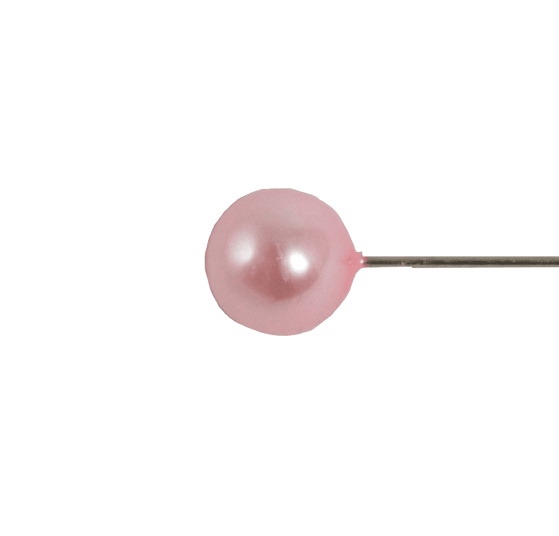 Corsage Pins Dekonadeln, Kopf: 10 mm Ø, Rosa
