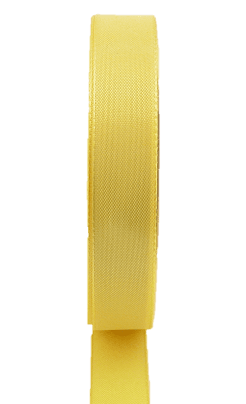 Dekoband ECONOMY, gelb, Breite 25 mm, 50m Band DIY Basteln Geschenkband Schleife