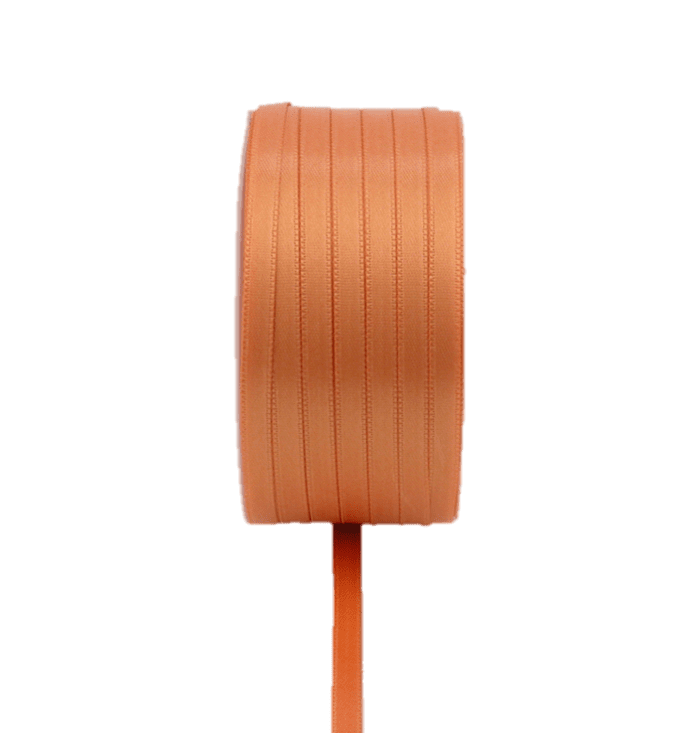 Doppel-Satinband, orange, Breite 6 mm, 50m Band DIY Basteln Geschenkband Schleife