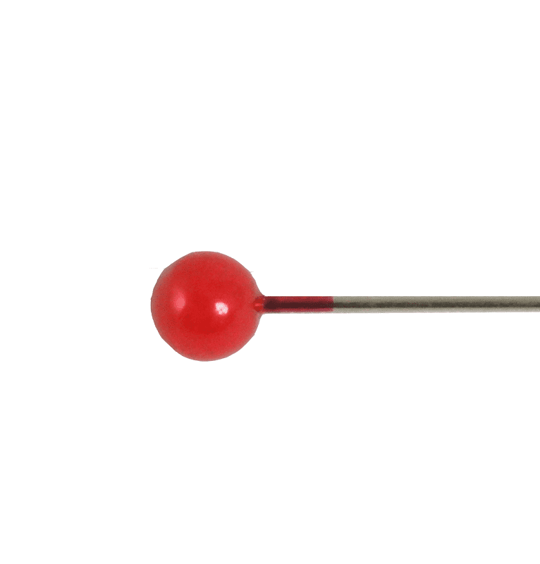 Corsage Pins Dekonadeln, Kopf: 6 mm Ø, Rot