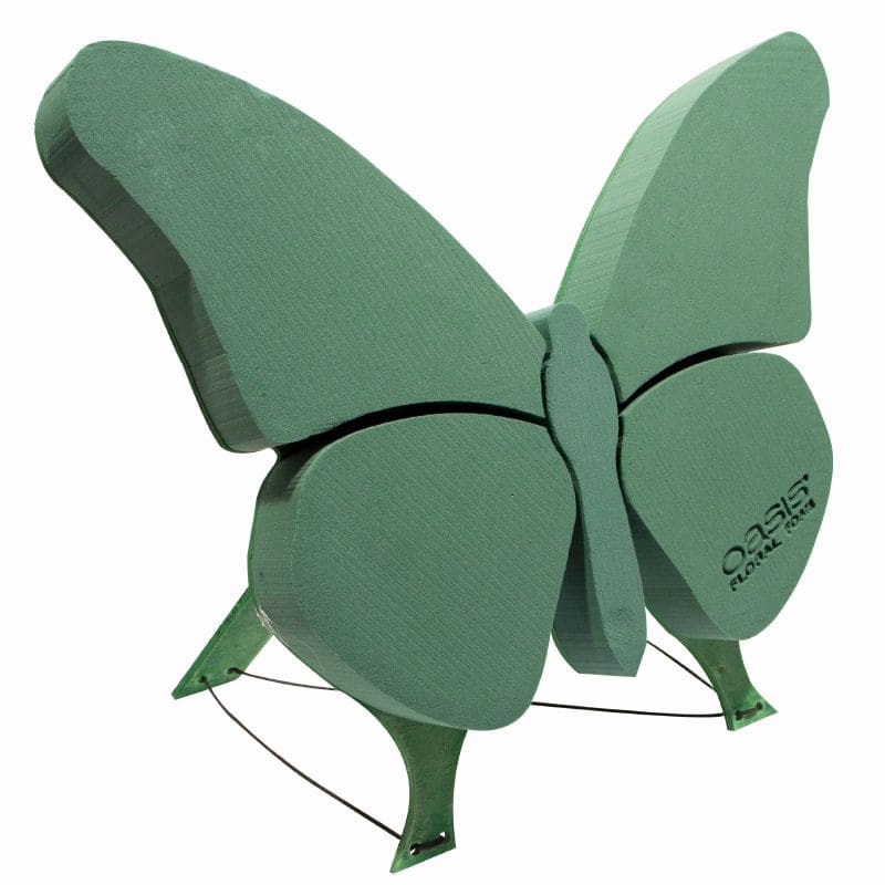 OASIS® BIOLINE® Schmetterling, 56 x 40 x 6 cm Steckmasse Steckschaum Blumensteckschaum Floristik DIY