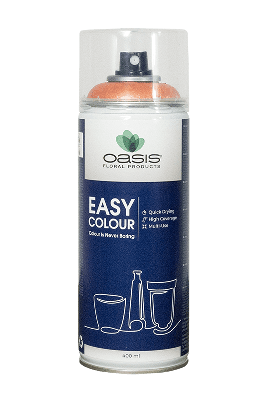 OASIS® Easy Colour Metallic Spray, kupfer, 400 ml Floristik Farbspray Sprühfarbe Spraydose