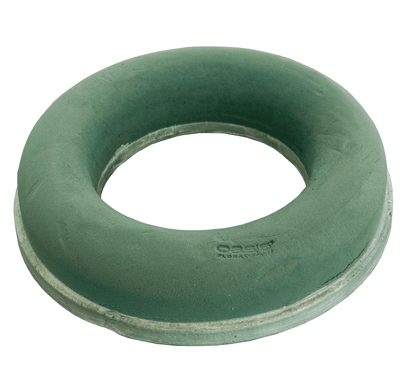 OASIS® ECObase® Ring, außen: Ø 35 cm Steckmasse Steckschaum Blumensteckschaum Floristik DIY