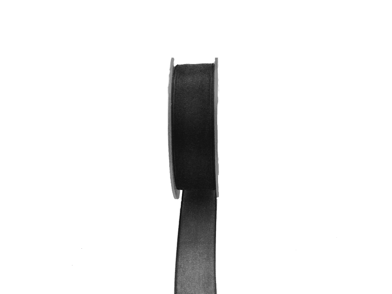 Dekoband ORGANDY, schwarz, Breite 10 mm, 50m