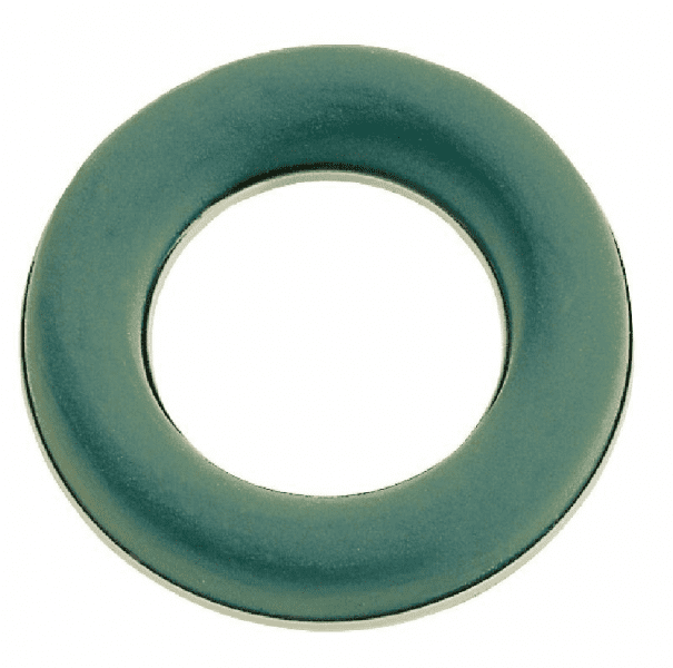 OASIS® IDEAL SOLO Ring, 2,5 x 17 cm Ø, innen: 10 cm Ø Steckmasse Steckschaum Blumensteckschaum Floristik DIY