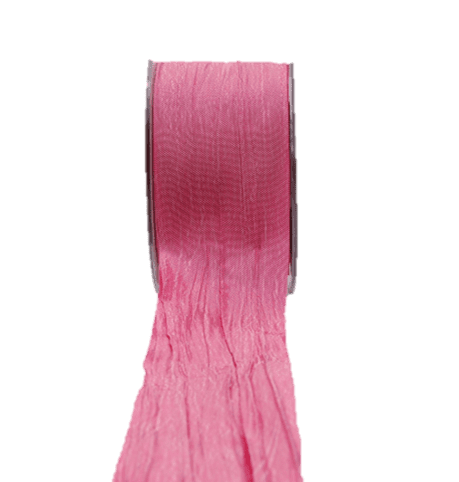 Dekoband CRASH, pink, Breite 50 mm, 20m Band DIY Basteln Geschenkband Schleife
