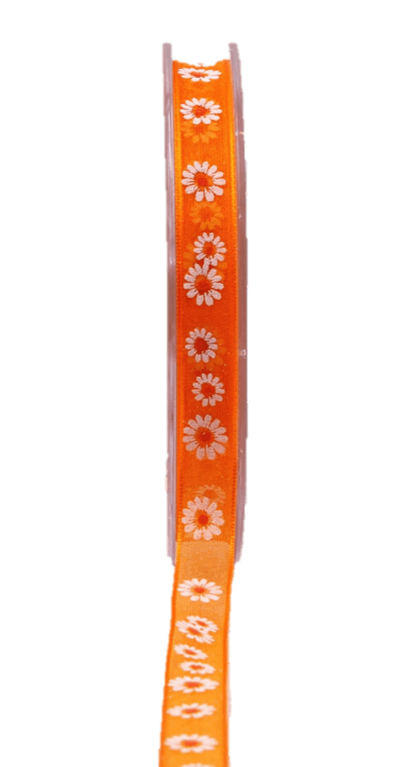 Dekoband BENT, orange, Breite 10 mm, 20m Band DIY Basteln Geschenkband Schleife