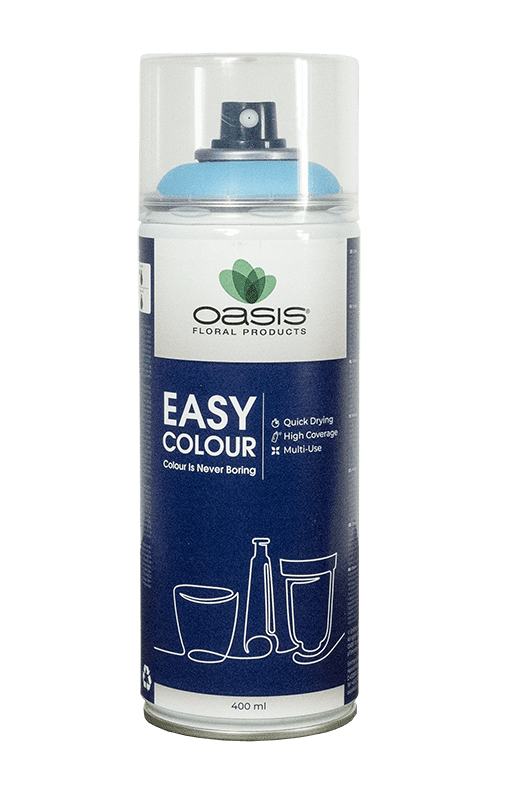 OASIS® Easy Colour Spray, hellblau, 400 ml Floristik Farbspray Sprühfarbe Spraydose
