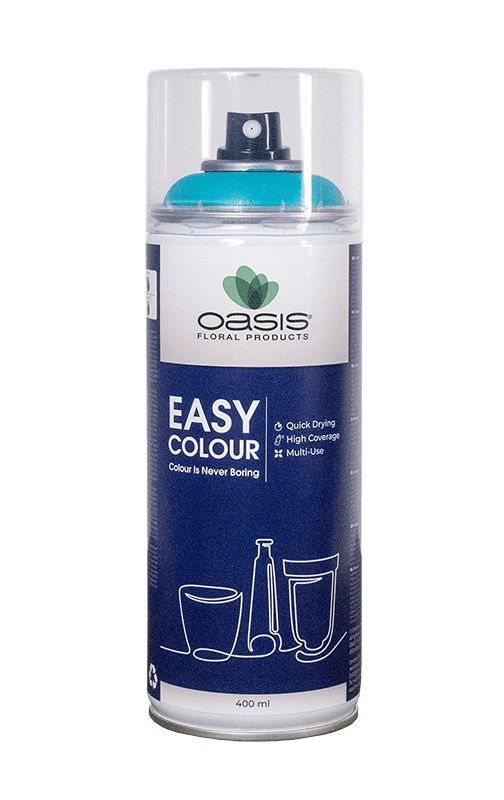 OASIS® Easy Colour Spray, türkis, 400 ml Floristik Farbspray Sprühfarbe Spraydose