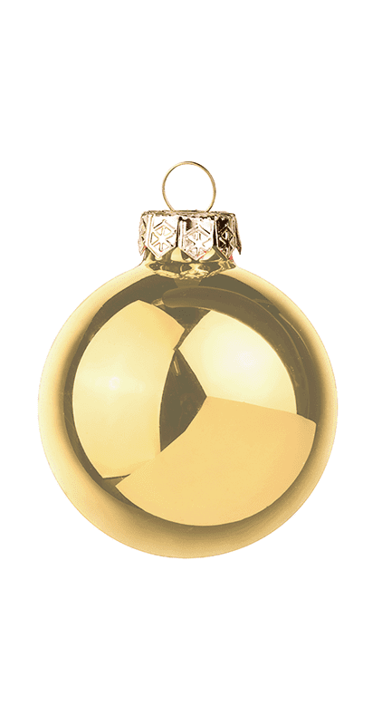Weihnachtsbaumkugeln Christbaumkugeln gold glänzend