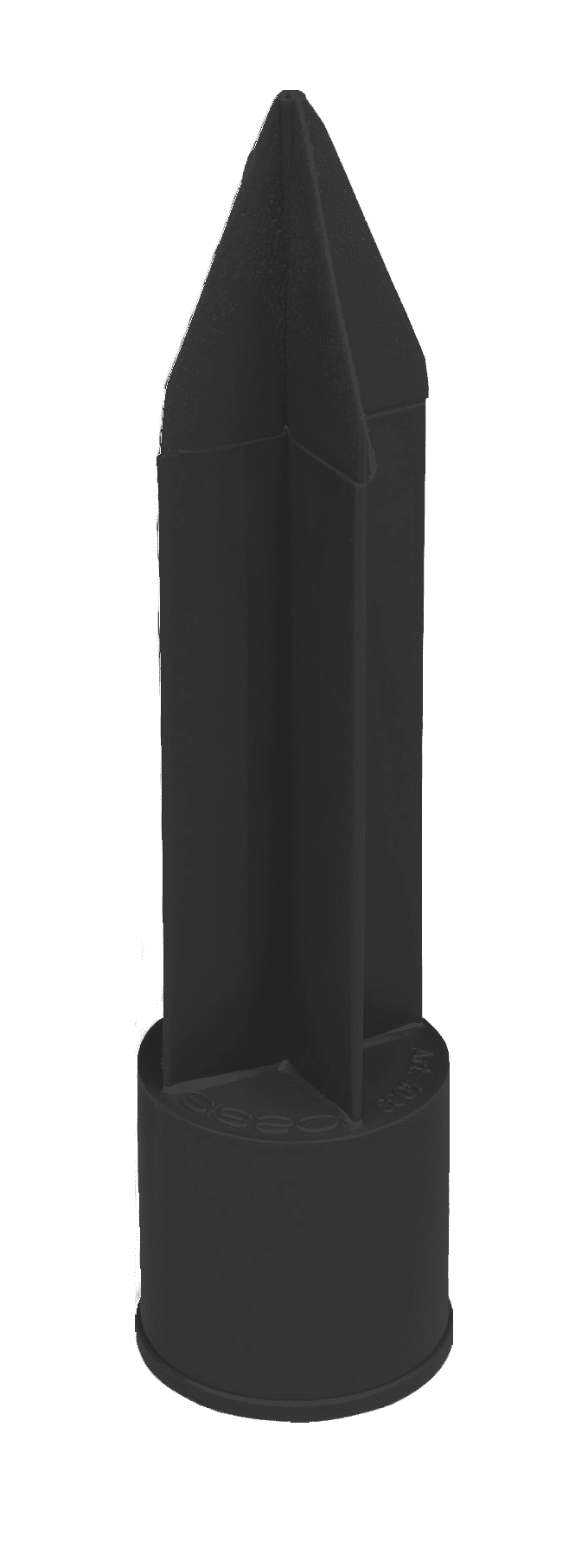 OASIS® Kerzenhalter, schwarz, Ø 2,5 cm x 11,5 cm, 12er-Pack