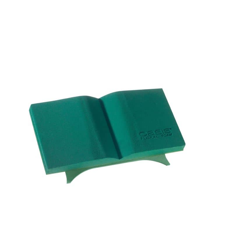 OASIS® BIOLINE® Offenes Buch Mini, 40 x 20 x 4,5 cm Steckmasse Steckschaum Blumensteckschaum Floristik DIY