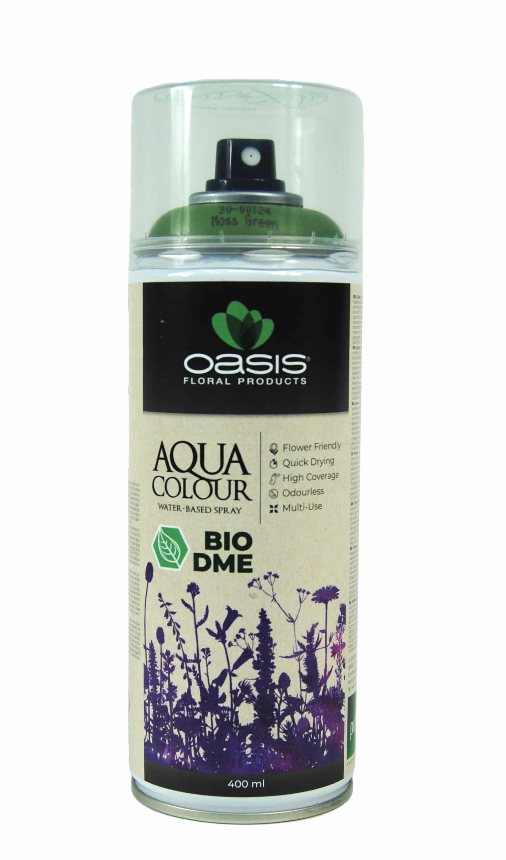 OASIS® Aqua Colour Spray, moosgrün, 400 ml