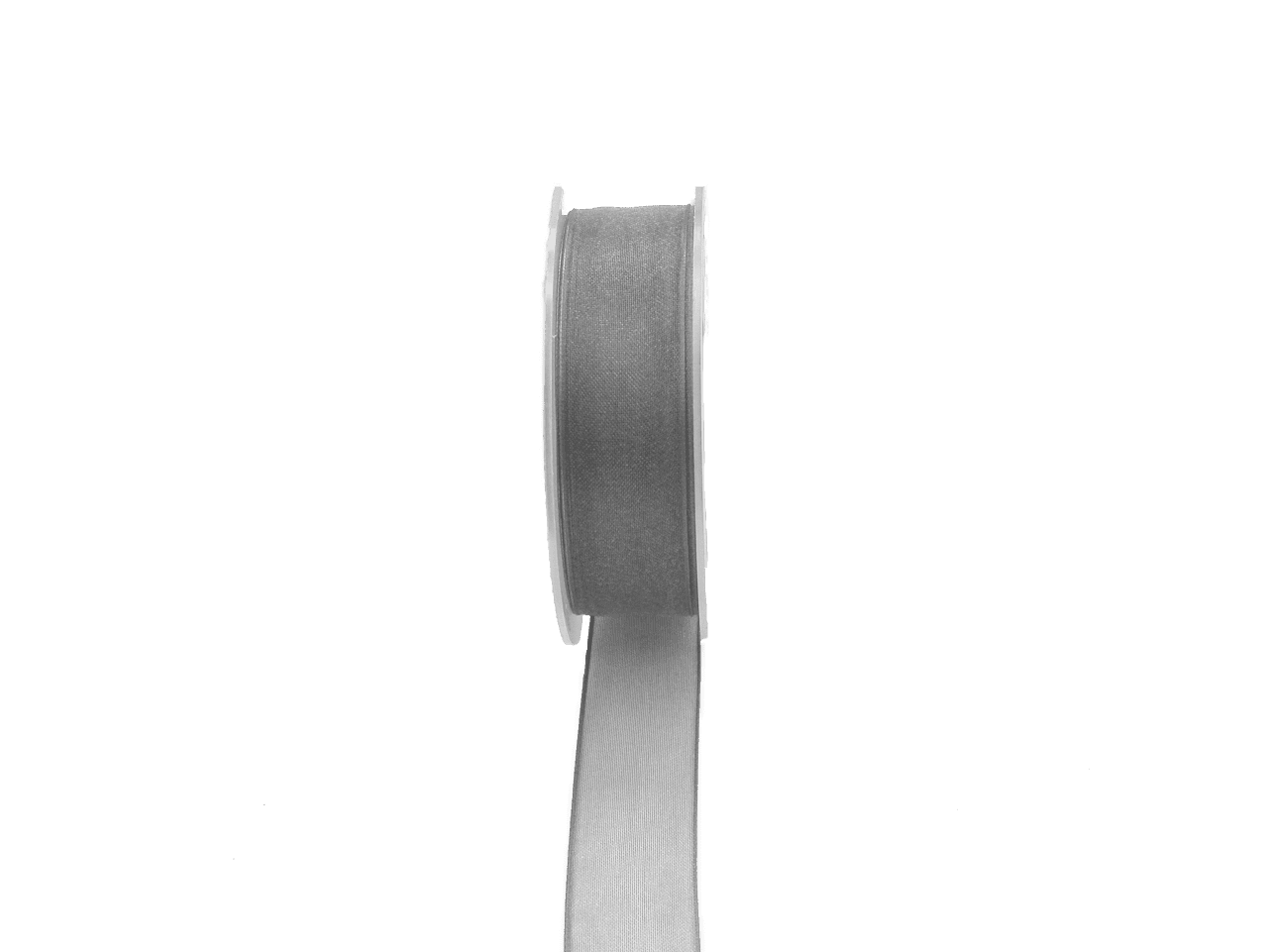 Dekoband ORGANDY, hellgrau, Breite 10 mm, 50m Band DIY Basteln Geschenkband Schleife
