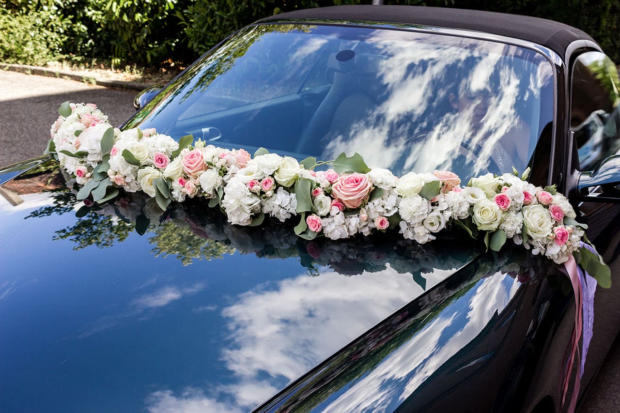 Autoschmuck Autodekoration Auto Hochzeit Hochzeitsfloristik