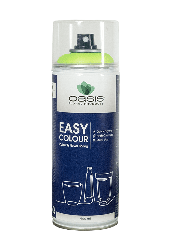 OASIS® Easy Colour Spray, hellgrün, 400 ml Floristik Farbspray Sprühfarbe Spraydose