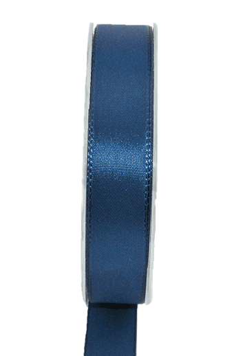 Dekoband ECONOMY, dunkelblau, Breite 25 mm, 50m Band DIY Basteln Geschenkband Schleife
