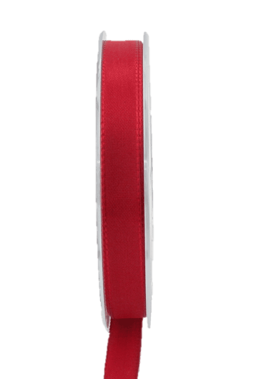 Dekoband ECONOMY, rot, Breite 15 mm, 50m Band DIY Basteln Geschenkband Schleife