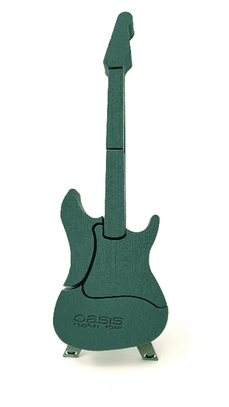 OASIS® BIOLINE® E-Gitarre, 80 x 25 x 6 cm Steckmasse Steckschaum Blumensteckschaum Floristik DIY
