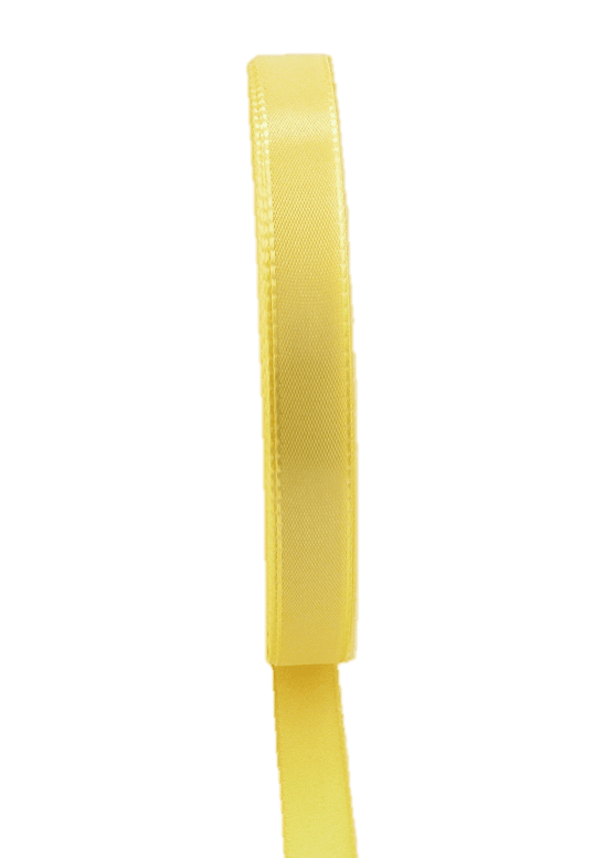 Dekoband ECONOMY, gelb, Breite 15 mm, 50m Band DIY Basteln Geschenkband Schleife